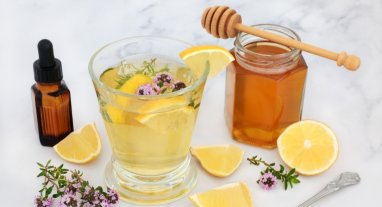 rituels pour l'hiver, miel de thym, tisane