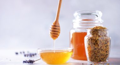 Pots de produits de la ruche, vitamine B12