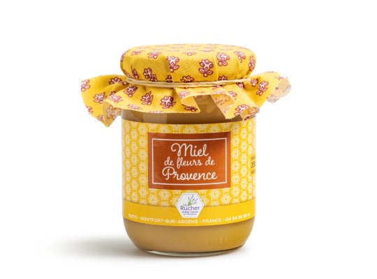 Pot de miel de fleurs de provence, Le Rucher Notre dame en Provence