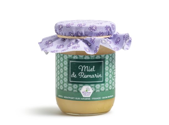 Pot de miel de romarin, Le Rucher Notre dame en Provence