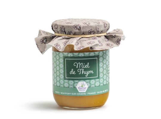 Pot de miel de thym, Le Rucher Notre dame en Provence